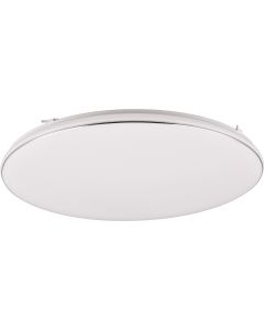 LED Plafondlamp - Trion Hakura - 46W - Natuurlijk Wit 4000K -  Dimbaar - Sterlicht - Rond - Mat Wit - Kunststof