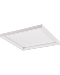 LED Plafondlamp - Aigi Syna - Opbouw Rond 20W - Warm Wit 3000K - Mat Wit - Aluminium