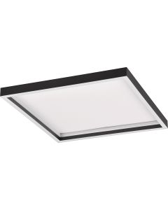 LED Plafondlamp - Aigi Syna - Opbouw Rond 20W - Warm Wit 3000K - Mat Wit - Aluminium