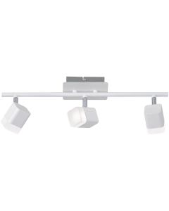 LED Plafondspot - Trion Nonta - GU10 Fitting - 3W - Warm Wit 3000K - 1-lichts - Rond - Mat Wit - Aluminium