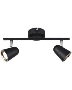 LED Plafondspot - Trion Nonta - GU10 Fitting - 3W - Warm Wit 3000K - 1-lichts - Rond - Mat Wit - Aluminium