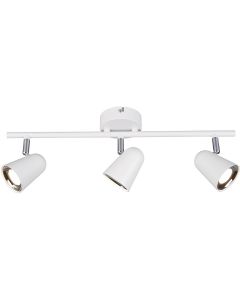 LED Plafondspot - Trion Nonta - GU10 Fitting - 3W - Warm Wit 3000K - 1-lichts - Rond - Mat Wit - Aluminium