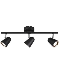 LED Plafondspot - Trion Nonta - GU10 Fitting - 3W - Warm Wit 3000K - 1-lichts - Rond - Mat Wit - Aluminium