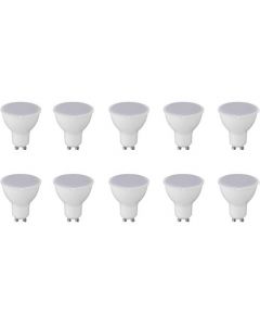 LED Spot 10 Pack - GU10 Fitting - 6W - Warm Wit 3000K