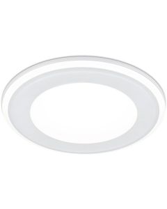 LED Spot - Inbouwspot - Trion Auran - 10W - Warm Wit 3000K - Rond - Mat Wit - Kunststof