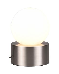 LED Tafellamp - Tafelverlichting - Trion Dans - E14 Fitting - Rond - Mat Goud - Aluminium