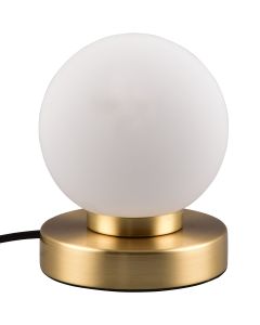 LED Tafellamp - Trion Franco - 6W - Warm Wit 3000K - Rond - Oud Brons - Aluminium