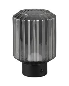 LED Tafellamp - Trion Palina - 1.5W - Warm Wit 3000K - RGBW - Dimbaar - Ovaal - Mat Wit - Kunststof