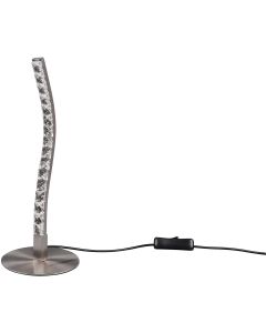 LED Tafellamp - Trion Franco - 6W - Warm Wit 3000K - Rond - Oud Brons - Aluminium