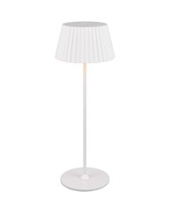 LED Tafellamp - Trion Palina - 1.5W - Warm Wit 3000K - RGBW - Dimbaar - Ovaal - Mat Wit - Kunststof