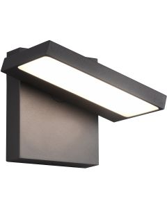 LED Wandlamp - Wandverlichting - Viron Xinom - GU10 Fitting - 2-lichts - Rond - Mat Grijs - RVS