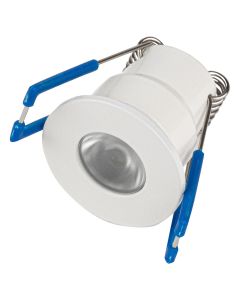 LED Veranda Spot Verlichting - 3W - Warm Wit 3000K - Inbouw - Dimbaar - Rond - Mat Wit - Aluminium - Ø31mm