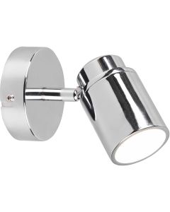 LED Plafondspot - Trion Nonta - GU10 Fitting - 3W - Warm Wit 3000K - 1-lichts - Rond - Mat Nikkel - Aluminium