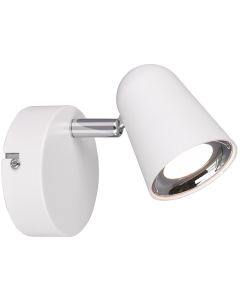 LED Plafondspot - Trion Nonta - GU10 Fitting - 3W - Warm Wit 3000K - 1-lichts - Rond - Mat Nikkel - Aluminium