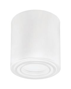 LED Opbouwspot - Plafondspot - 8W Rond - Draaibaar - Natuurlijk Wit 4200K - Mat Zwart Aluminium