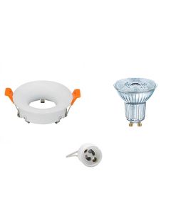 OSRAM - LED Spot Set - Parathom PAR16 940 36D - GU10 Fitting - Dimbaar - Inbouw Rond - Mat Wit - 3.7W - Natuurlijk Wit 4000K - Ø85mm