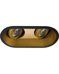 Spot Armatuur GU10 - Pragmi Zano Pro - Inbouw Rond - Mat Wit - Aluminium - Kantelbaar - Ø93mm