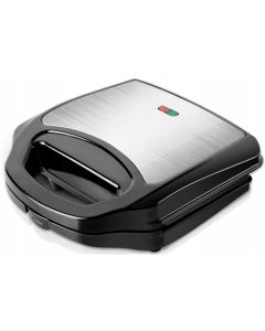 Tosti-ijzer - Aigi Nibo - Contactgrill 3 in 1 - CoolTouch Hendel - Zwart