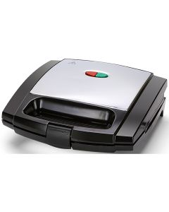 Tosti-ijzer - Aigi Nibo - Contactgrill 3 in 1 - CoolTouch Hendel - Zwart