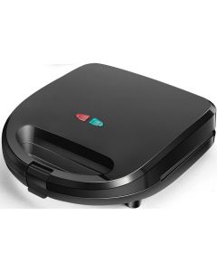 Tosti-ijzer - Aigi Nibo - Contactgrill 3 in 1 - CoolTouch Hendel - Zwart