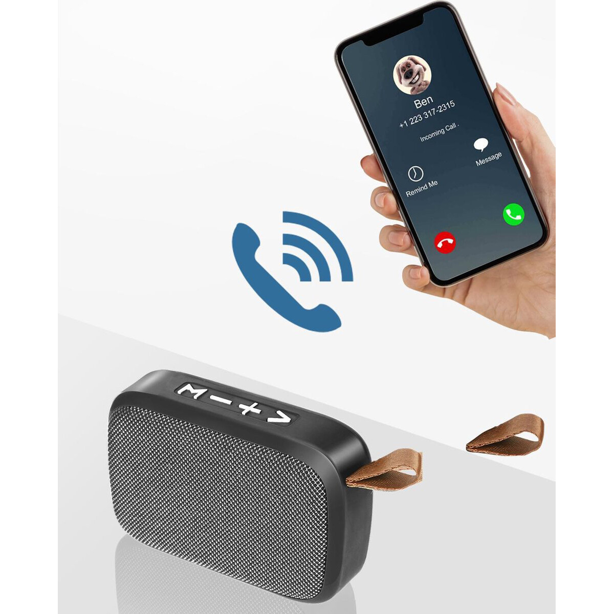 Drahtloser Bluetooth-Lautsprecher - Aigi Trunck - Grau