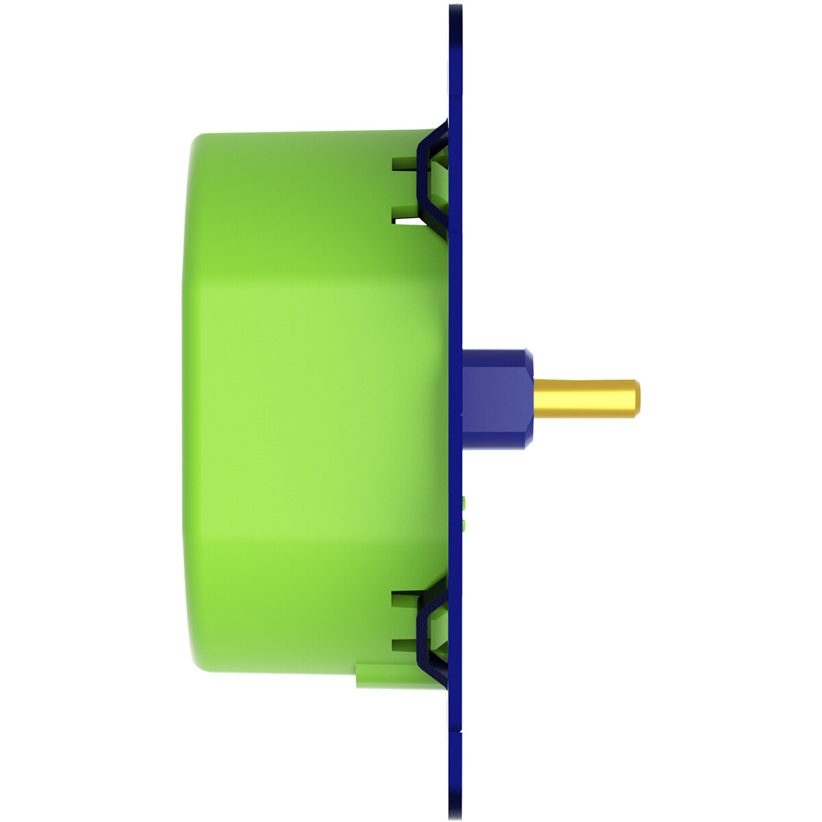 EcoDim - LED-Dimmer - ECO-DIM.03 - Phasenan- und abschnittsdimmer RLC - Unterputz - Einzeltaste - 0-500W