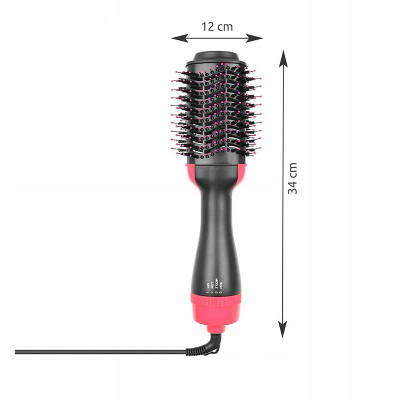 Fönbürste 3-in-1 - Magic Brush - Trocknen und Stylen - Keramik Lockenbürste