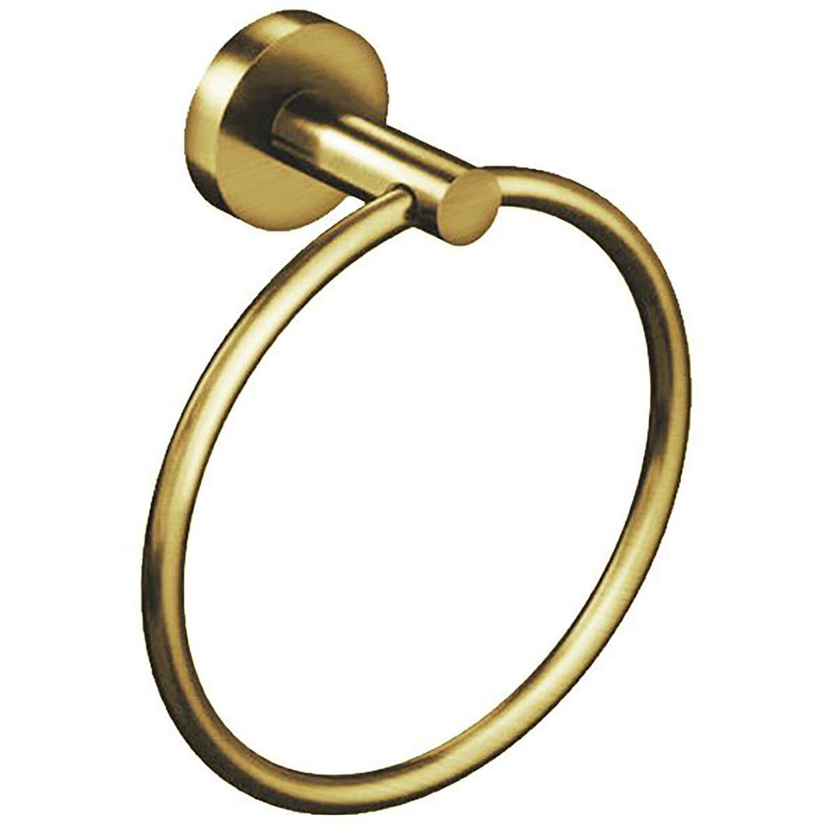 Handtuchring - Leoni Rimbo - 16cm - Rund - PVD - Gebürstetes Gold