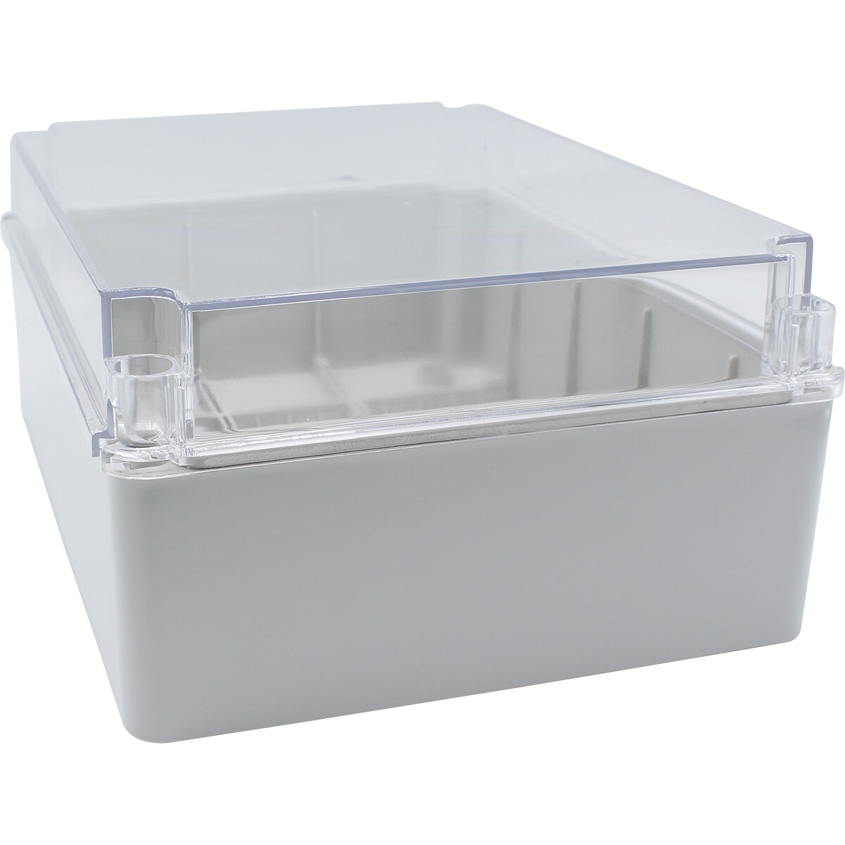 Kabeldose - Abzweigdose - Velvalux Panoboxpro - Verteilerdose - IP65 - IK10 - 230x310x130mm - Grau - Transparentes Deckel