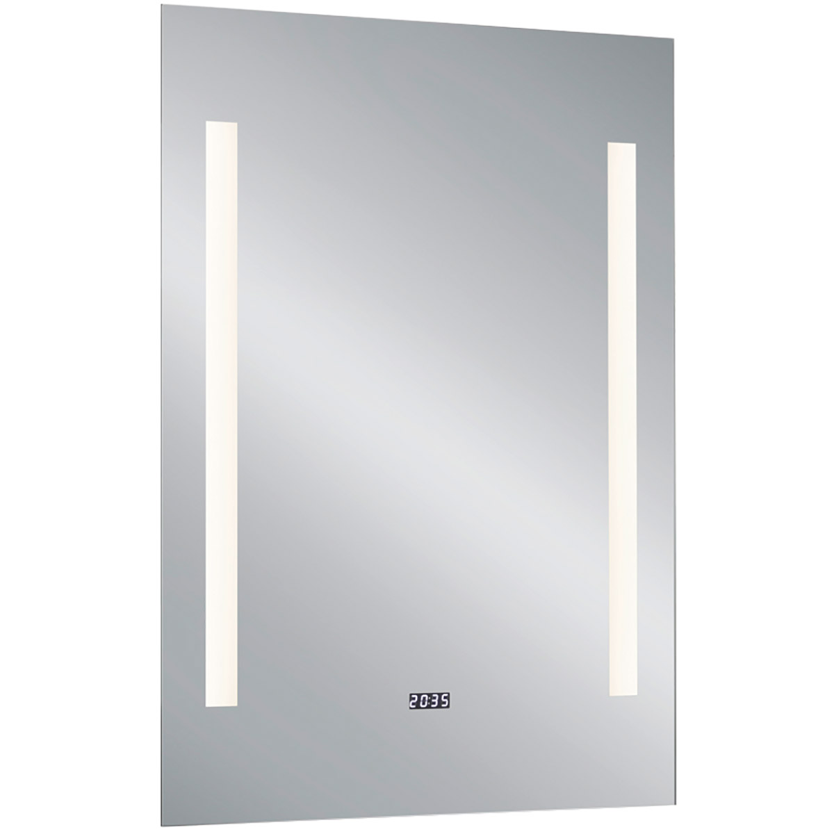 LED-Badezimmerspiegel - Trion Anelka - Rechteckig - IP20 - Touch-Schalter - 15W - Anpassbare Farbe - Spiegelglas