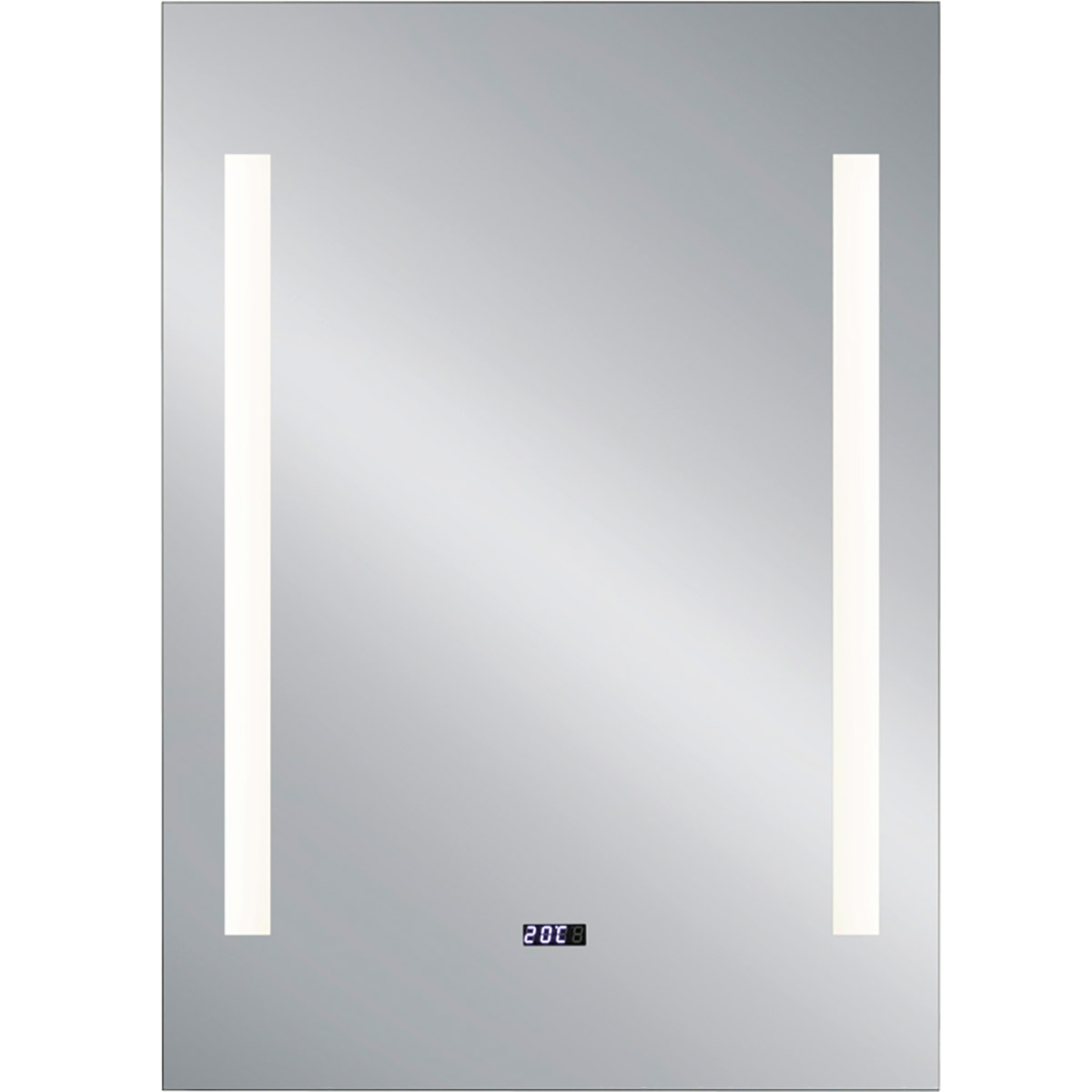 LED-Badezimmerspiegel - Trion Anelka - Rechteckig - IP20 - Touch-Schalter - 15W - Anpassbare Farbe - Spiegelglas