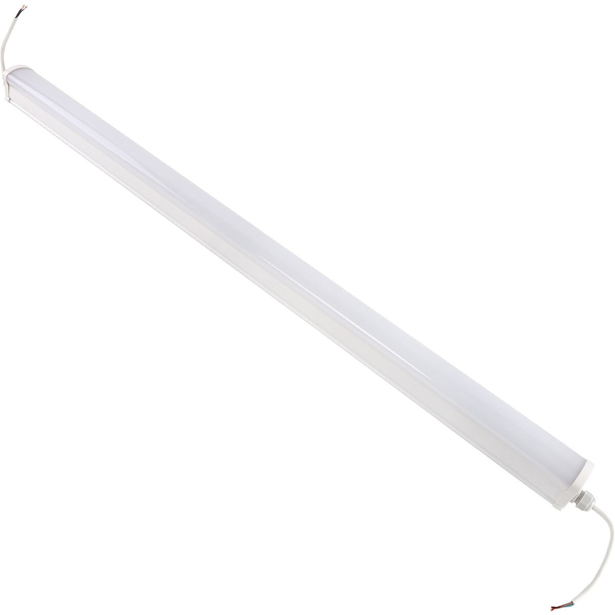 LED Batten - Aigi Haras - 40W - Wasserdicht IP65 - Universalweiß 4000K - Mattweiß - Kunststoff - 120cm