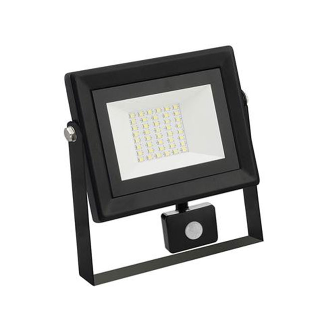 LED Baustrahler 30 Watt mit sensor - LED Fluter - Pardus - Tageslicht 6400K - Wasserdicht IP65