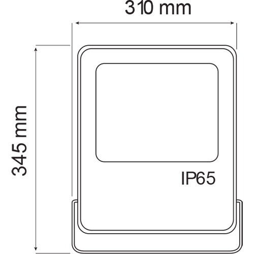 LED Baustrahler 150 Watt - LED Fluter - Tageslicht 6400K - Wasserdicht IP65