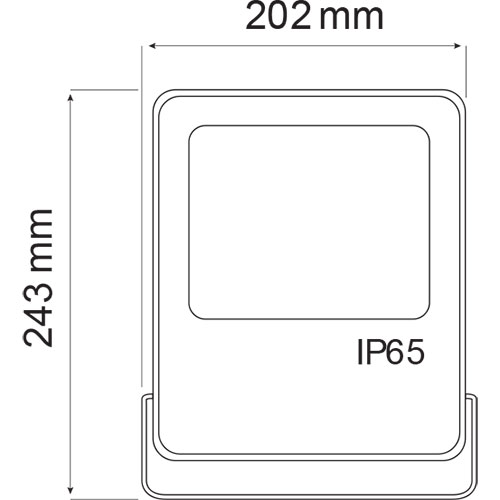 LED Baustrahler 50 Watt - LED Fluter - Tageslicht 6400K - Wasserdicht IP65