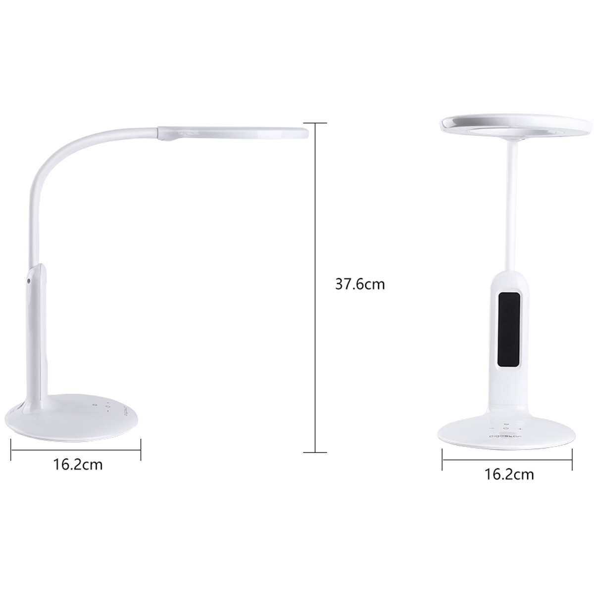 LED Schreibtischlampe mit Kalender - Aigi Aviny - 7W - Einstellbare Farbtemperatur - Dimmbar - Mattweiß