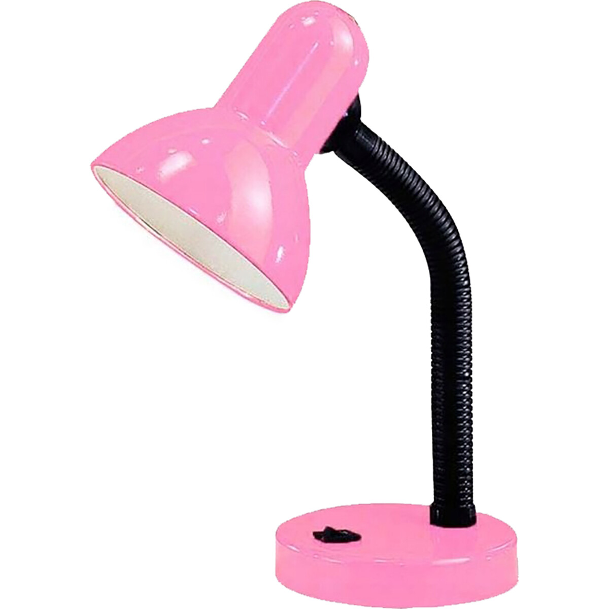 LED Schreibtischlampe - Velvin Brin - E27 Fassung - Ein/Aus Schalter - Flexibler Arm - Rosa