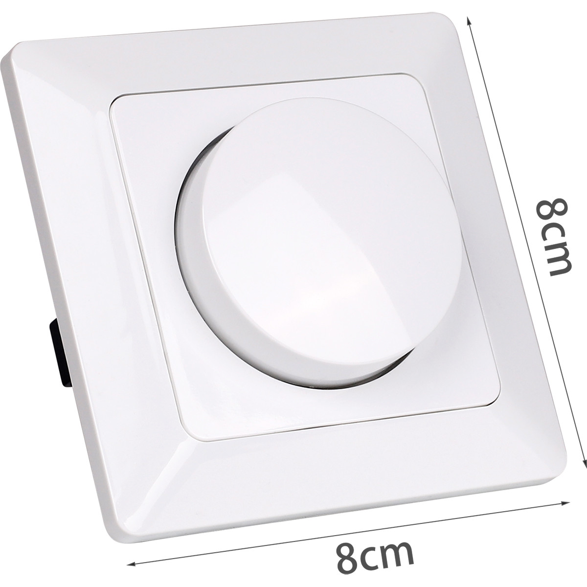 LED Dimmer - Aigi - Einbau - 3-60W - Weiß