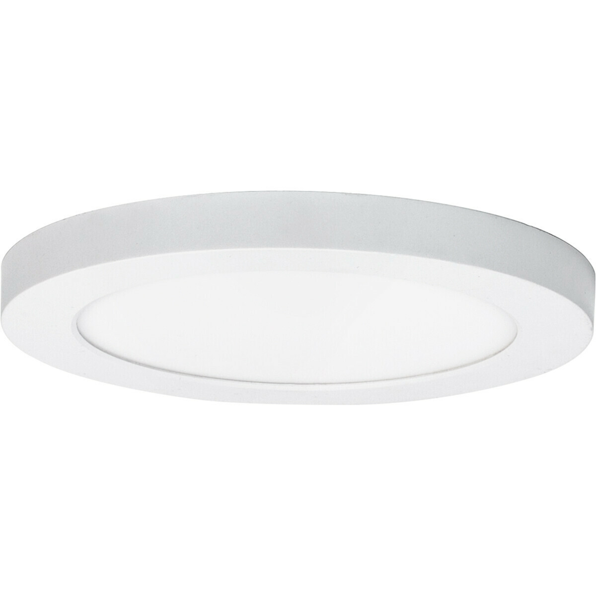 LED Downlight Pro - Aigi Foka - Einbau/Aufbau - Rund - 12W - Kaltweiß 6000K - Mattweiß - Kunststoff