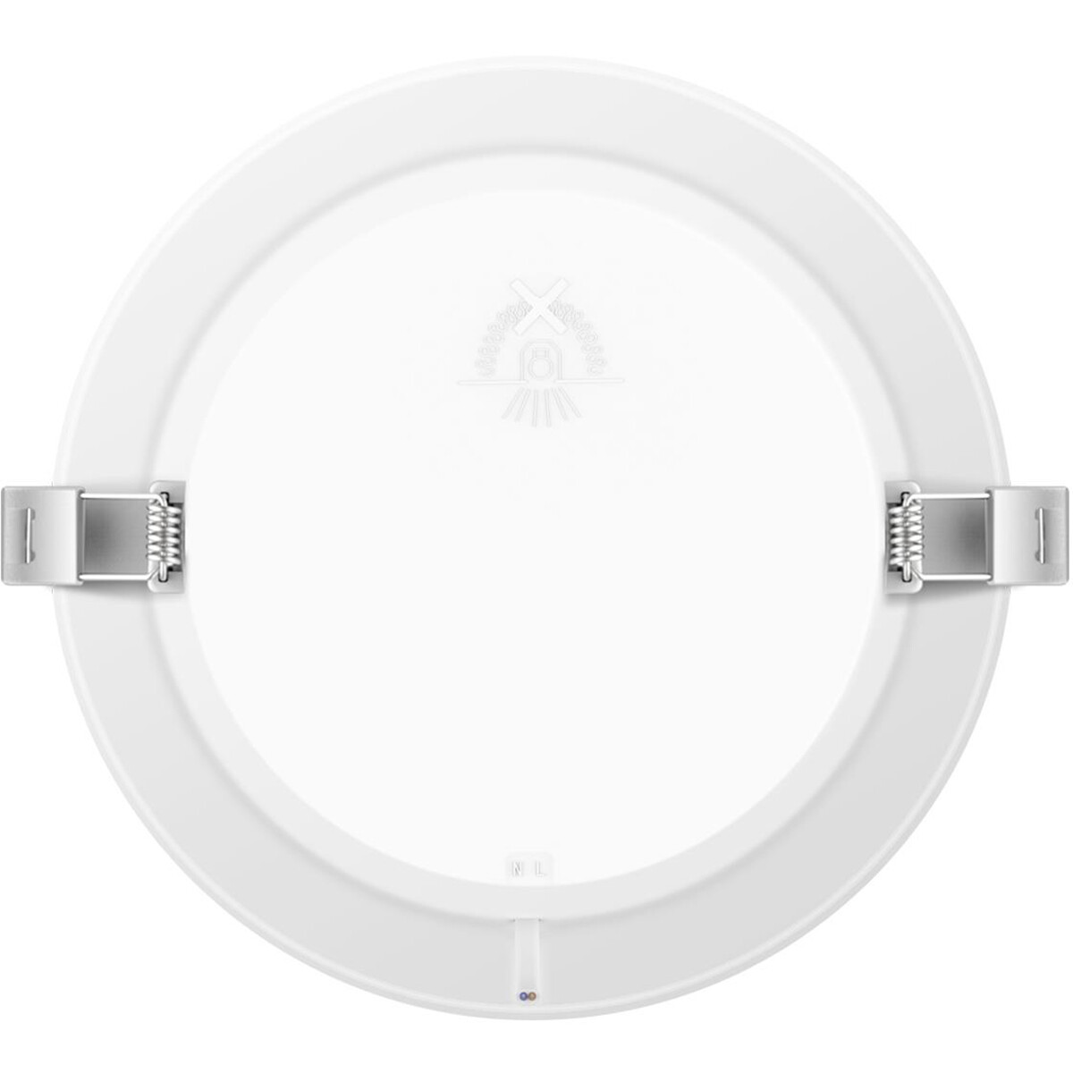 LED Downlight Pro - Aigi Trinko - Einbau Rund 15W - Kaltweiß 6500K - Mattweiß - Kunststoff - Ø175mm