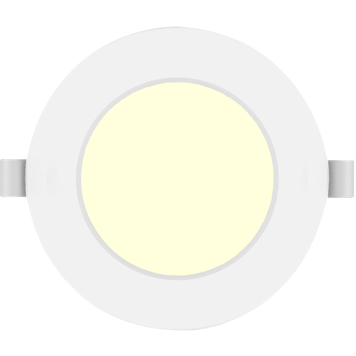 LED Downlight Pro - Aigi Trinko - Einbau Rund 4W - Warmweiß 3000K - Mattweiß - Kunststoff - Ø98mm