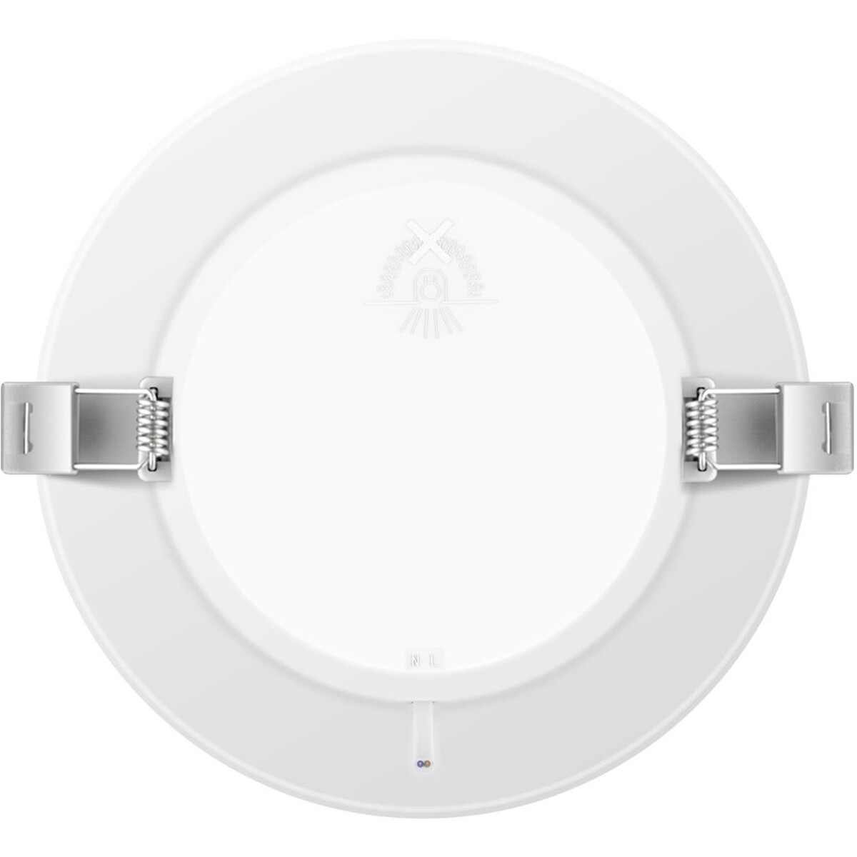 LED Downlight Pro - Aigi Trinko - Einbau Rund 6W - Kaltweiß 6500K - Mattweiß - Kunststoff - Ø118mm