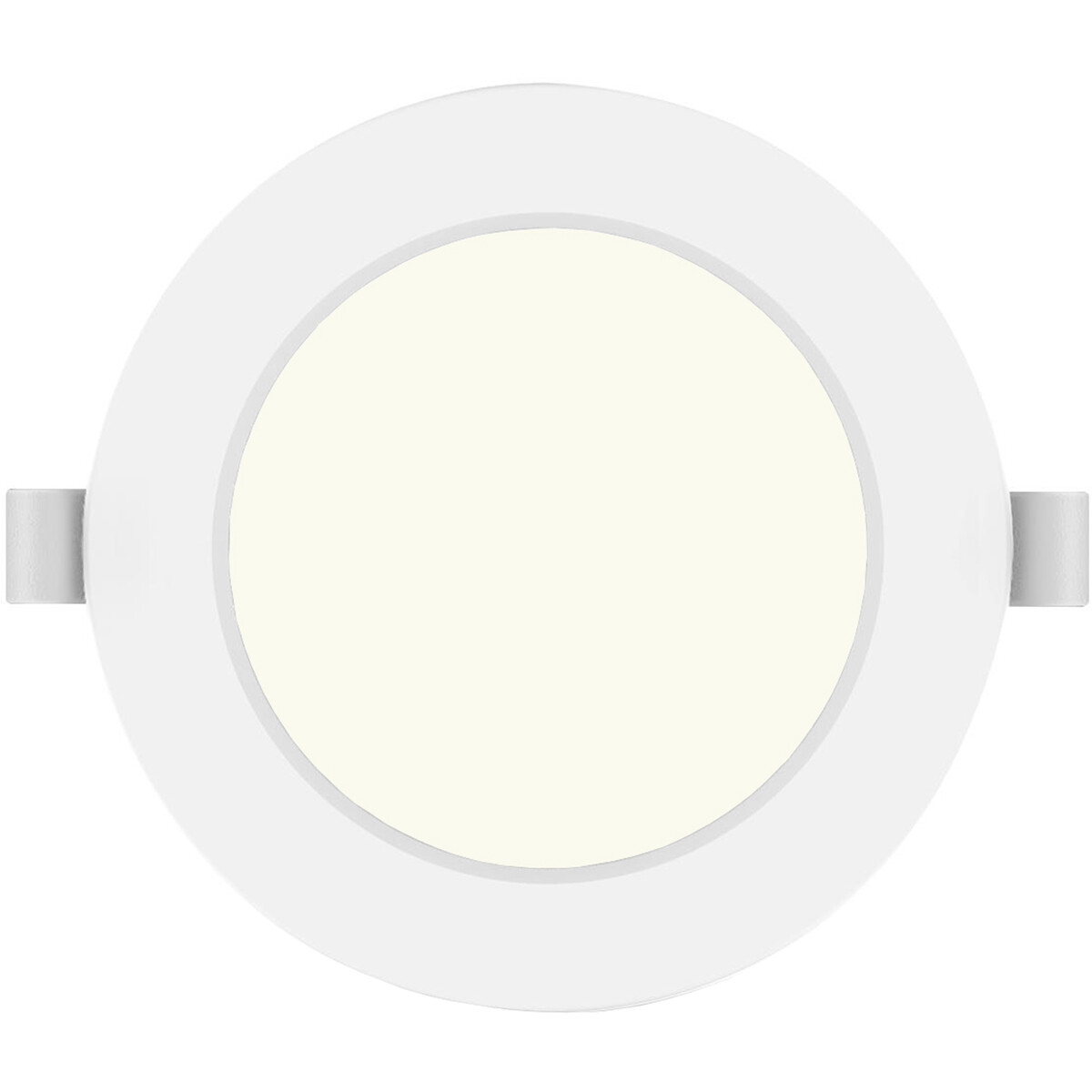 LED Downlight Pro - Aigi Trinko - Einbau Rund 6W - Neutralweiß 4000K - Mattweiß - Kunststoff - Ø118mm