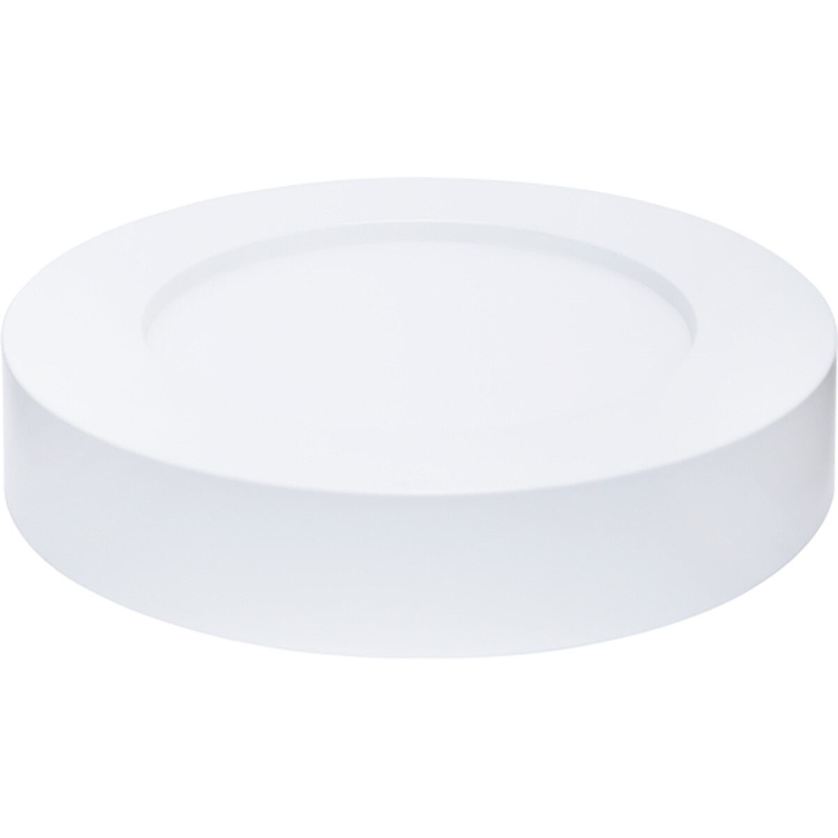 LED Downlight Slim Pro - Aigi Strilo - Aufbau Rund 6W - Tageslicht 6000K - Mattweiß - Kunststoff