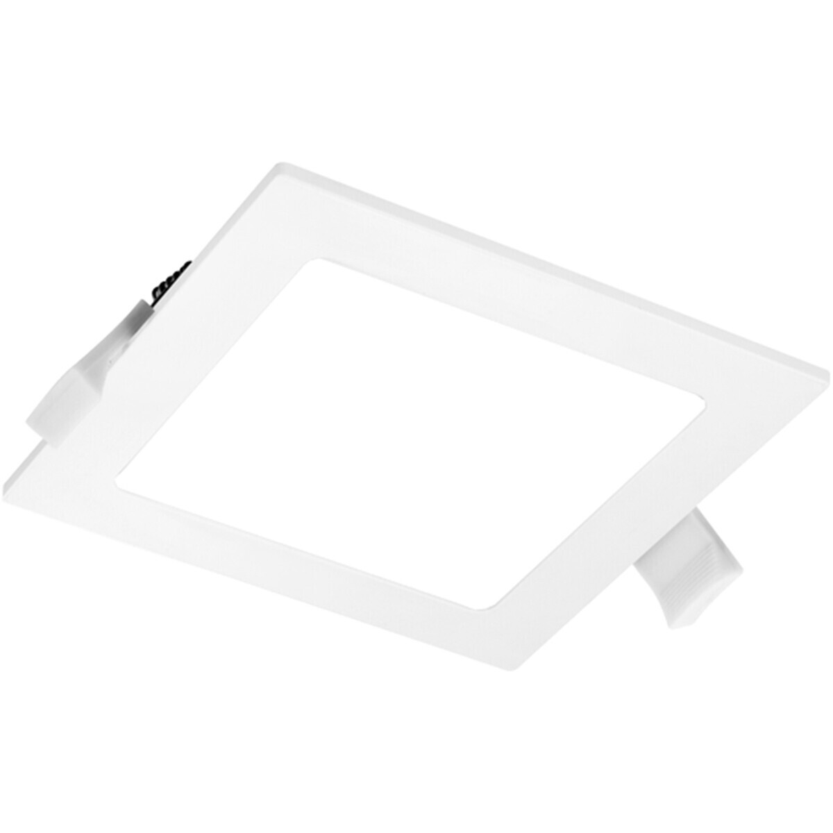 LED Downlight Slim Pro - Aigi Suno - Einbau Quadratisch 12W - Tageslicht 6000K - Mattweiß - Kunststoff