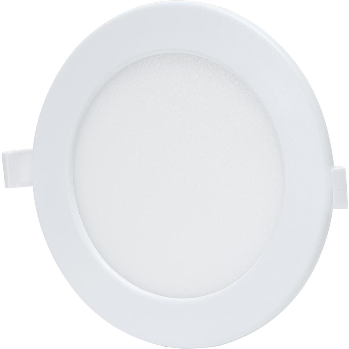 LED Downlight - Smart LED - Wifi LED - Aigi Zumba - 12W - Anpassbare Lichtfarbe - Einbau Rund - Mattweiß - Aluminium - Ø170mm