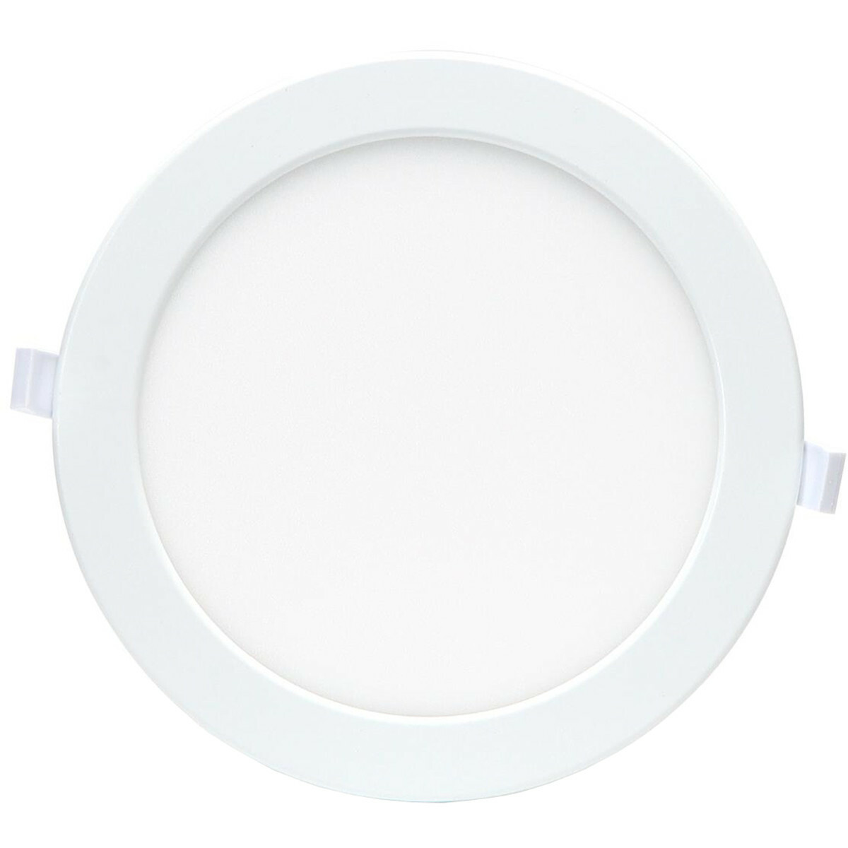 LED Downlight - Smart LED - Wifi LED - Aigi Zumba - 18W - Neutralweiß 4000K - Einbau Rund - Mattweiß - Aluminium - Ø220mm