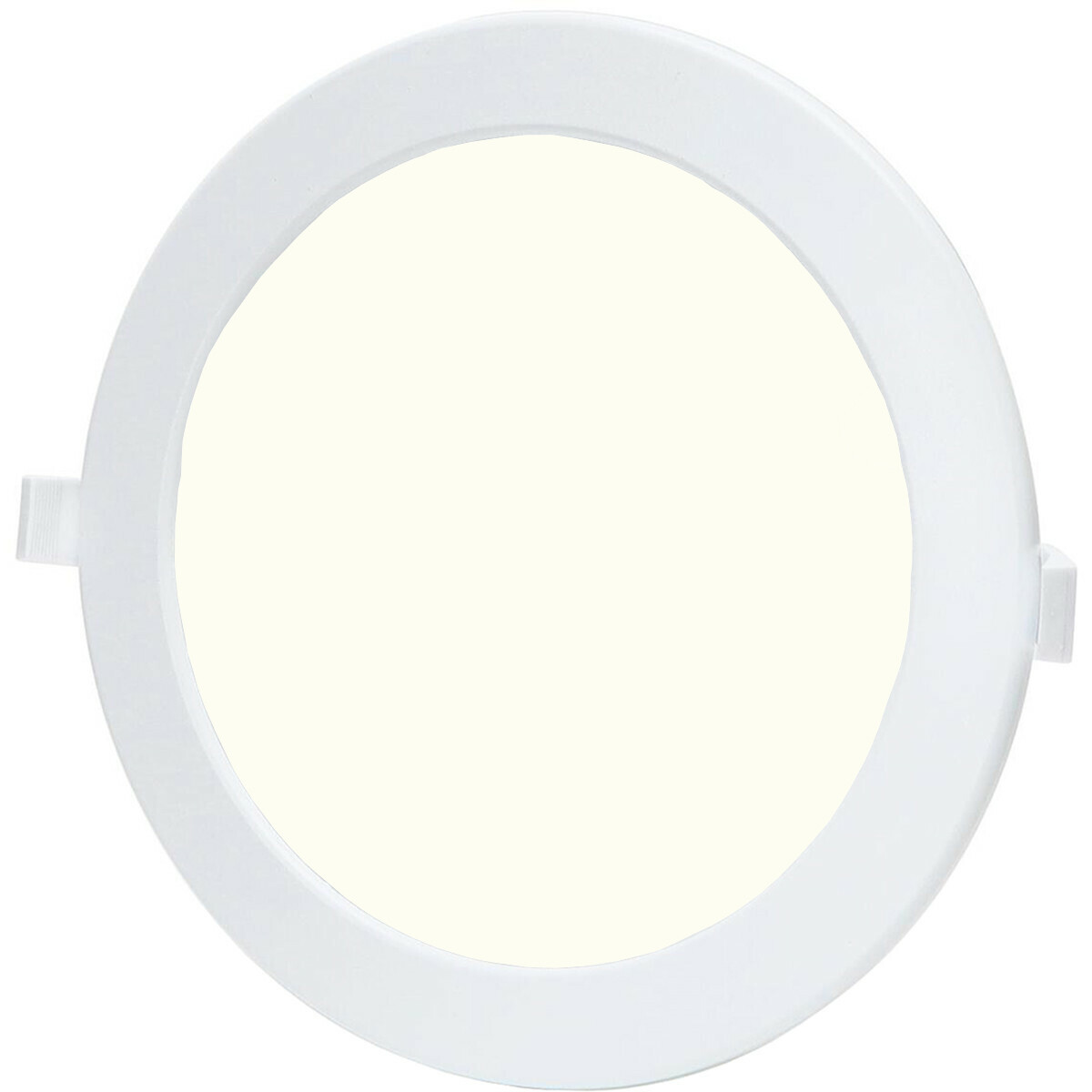 LED Downlight - Smart LED - Wifi LED - Aigi Zumba - 18W - Neutralweiß 4000K - Einbau Rund - Mattweiß - Aluminium - Ø220mm