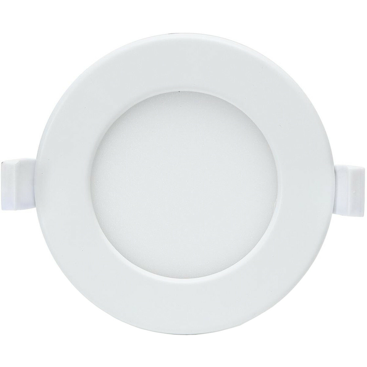 LED Downlight - Smart LED - Wifi LED - Aigi Zumba - 6W - Kaltweiß 6500K - Einbau Rund - Mattweiß - Aluminium - Ø115mm