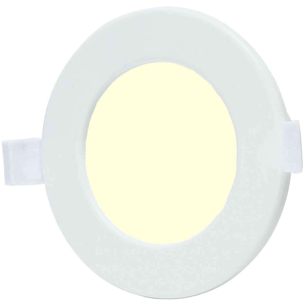 LED Downlight - Smart LED - Wifi LED - Aigi Zumba - 6W - Warmweiß 3000K - Einbau Rund - Mattweiß - Aluminium - Ø115mm